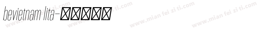 bevietnam lita字体转换